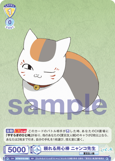 頼れる用心棒 ニャンコ先生