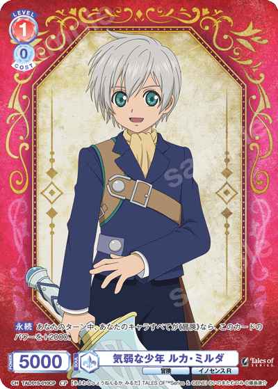 気弱な少年 ルカ・ミルダ